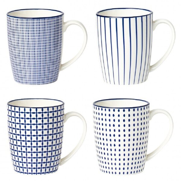 Blue Ceramic Mugs, Light Blue Coffee Mugs, Modern Mugs, Stoneware Coffee  Mugs, Ceramic Handmade Mugs, Unique Blue Coffee Mug, SET OF TWO 