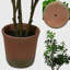 Arbre artificiel artificiel en pot de ciment pour la maison ou le bureau - 60 po