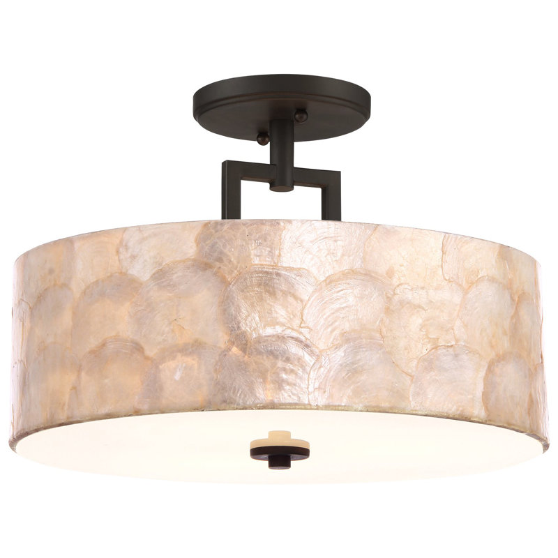 Alysa Shell Semi Flush Mount