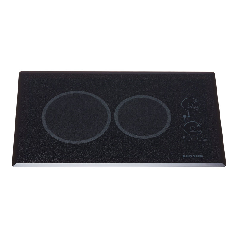 Kenyon Lite-Touch Q® 24" Black Electric Cooktop, 120 V