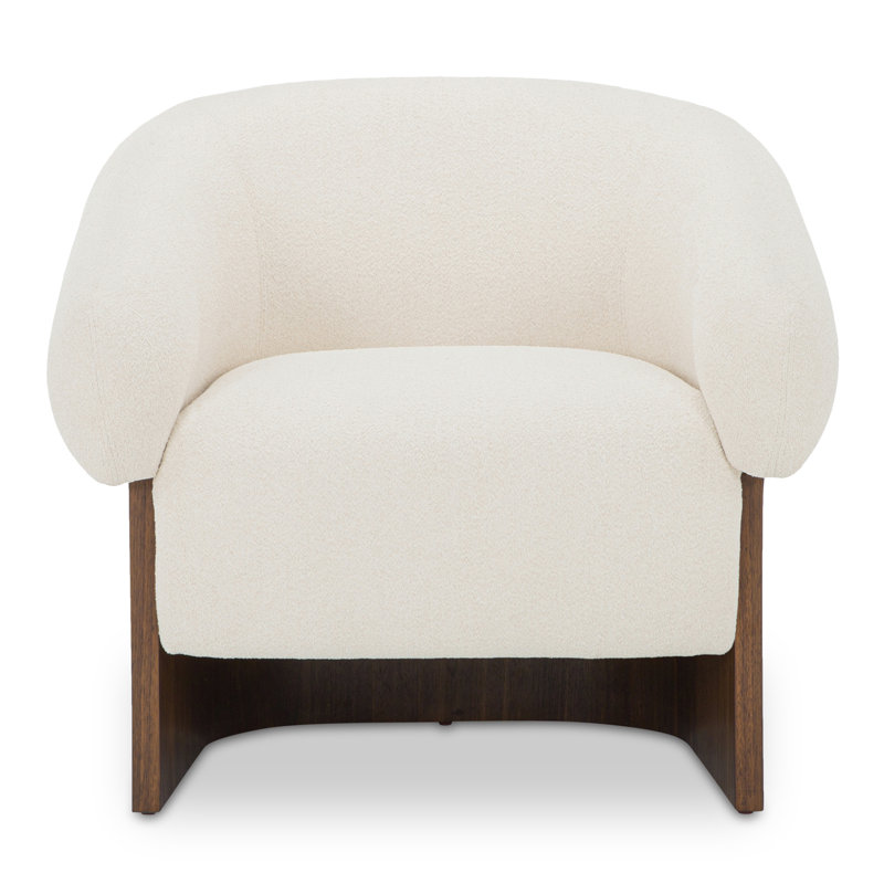 Otto Armchair, Cream Polyester