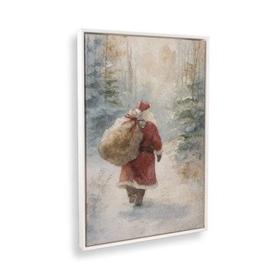 Winter’s Journey Canvas Art Print