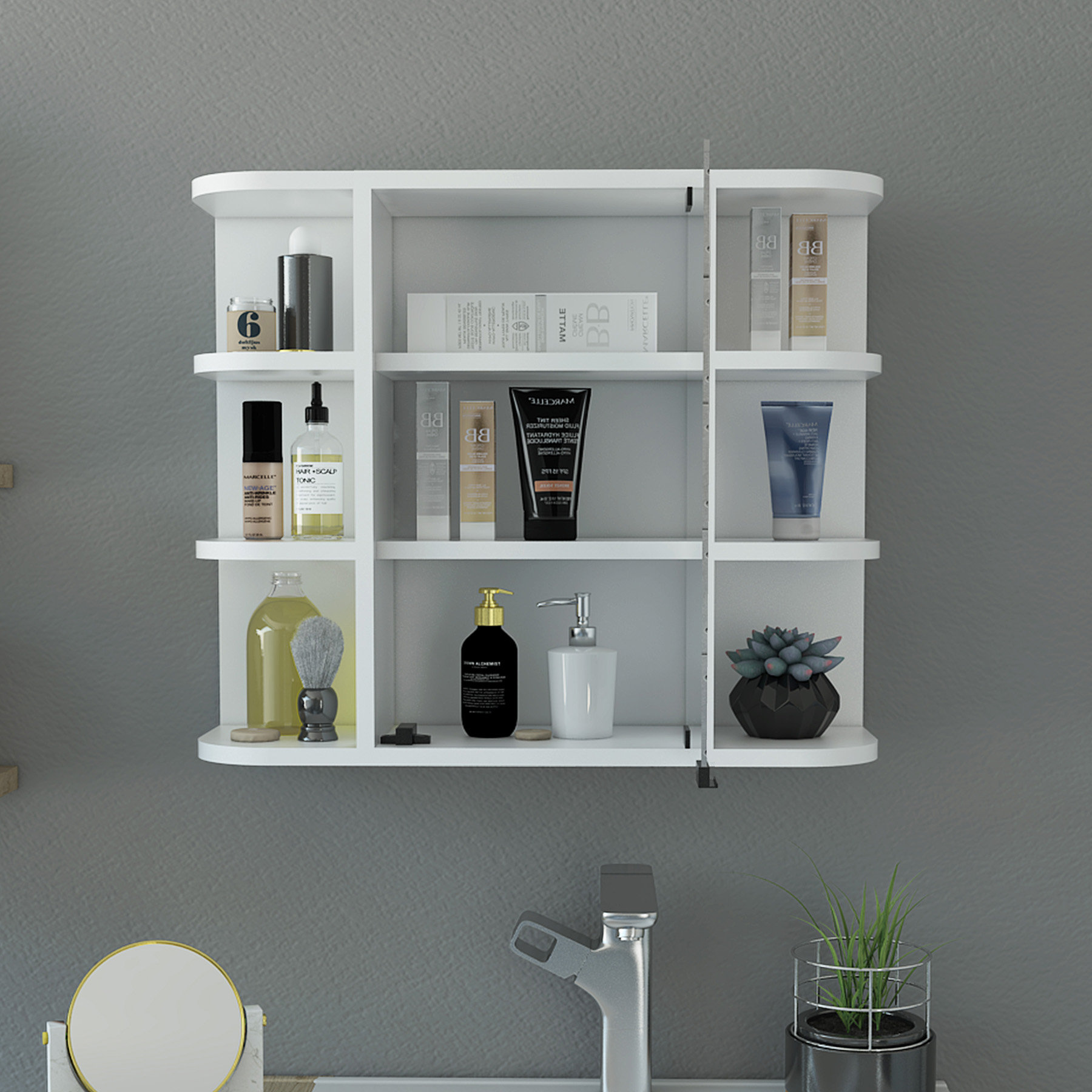 Latitude Run® Wall Bathroom Shelves | Wayfair