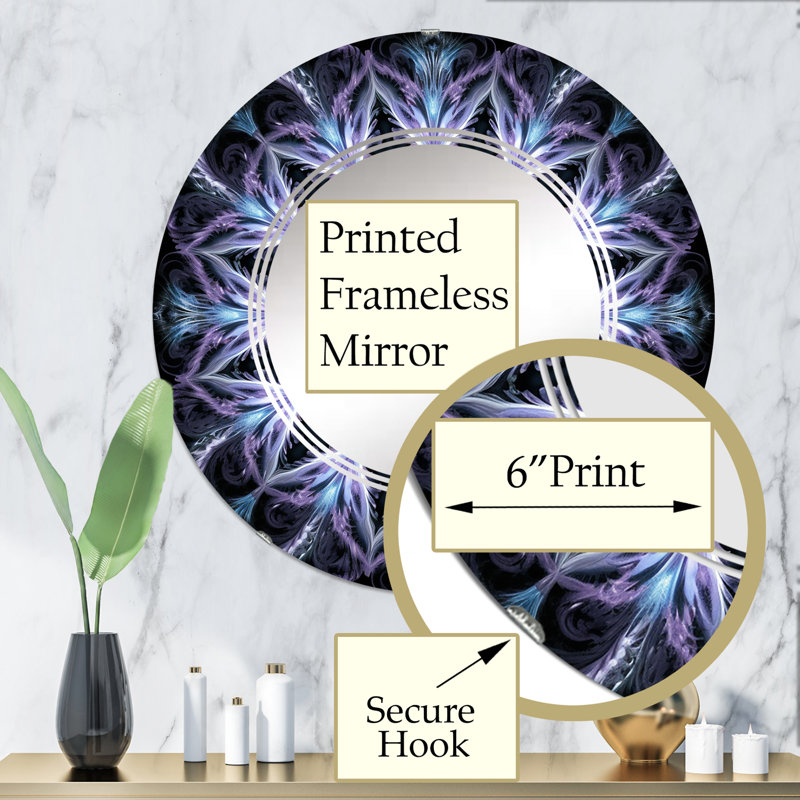 Miroir mural sans cadre Hoylake, 32 po x 32 po
