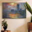 "The House of Parlement, Sunset" par Monet, reproduction d'art sur toile-92468914-92468919