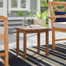 Langport Rectangular Acacia Outdoor Side Table