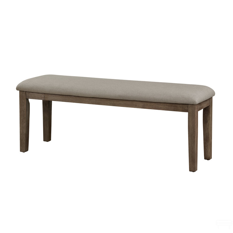 Siège rembourré en tissu 1pc, Brun