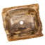 Belfry Bathroom Brianna 420mm L x 400mm W Brown Petrified Wood Specialty Sink