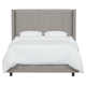 Hanson Upholstered Wingback Bed