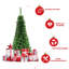 Slim Green Cashmere Christmas Tree with 150 LED Lights