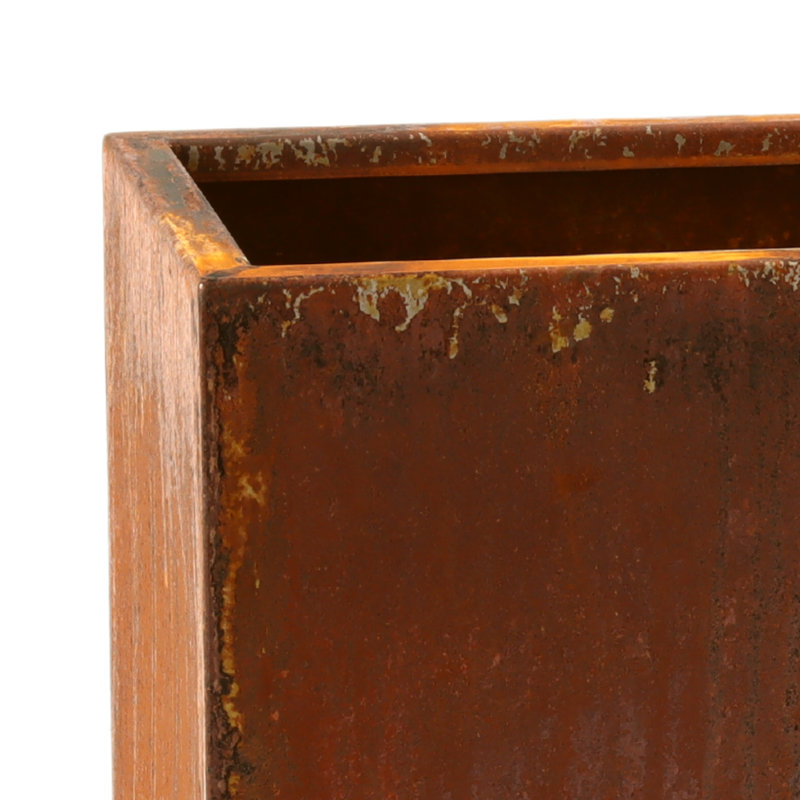 FORMENTERA Metal Steel pot, Brown