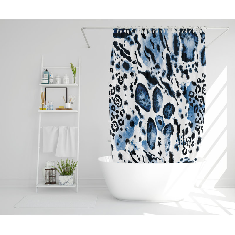 Skakli Polyester Shower Curtain Set, 168cm H x 168cm W