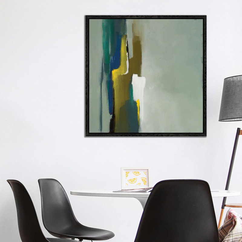 Tranquility I by Lanie Loreth - Painting on Canvas, Black Floater Framed, 93.98cm H x 93.98cm W x 3.81cm D