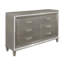 Commode de 6 tiroirs en bois 1Pc
