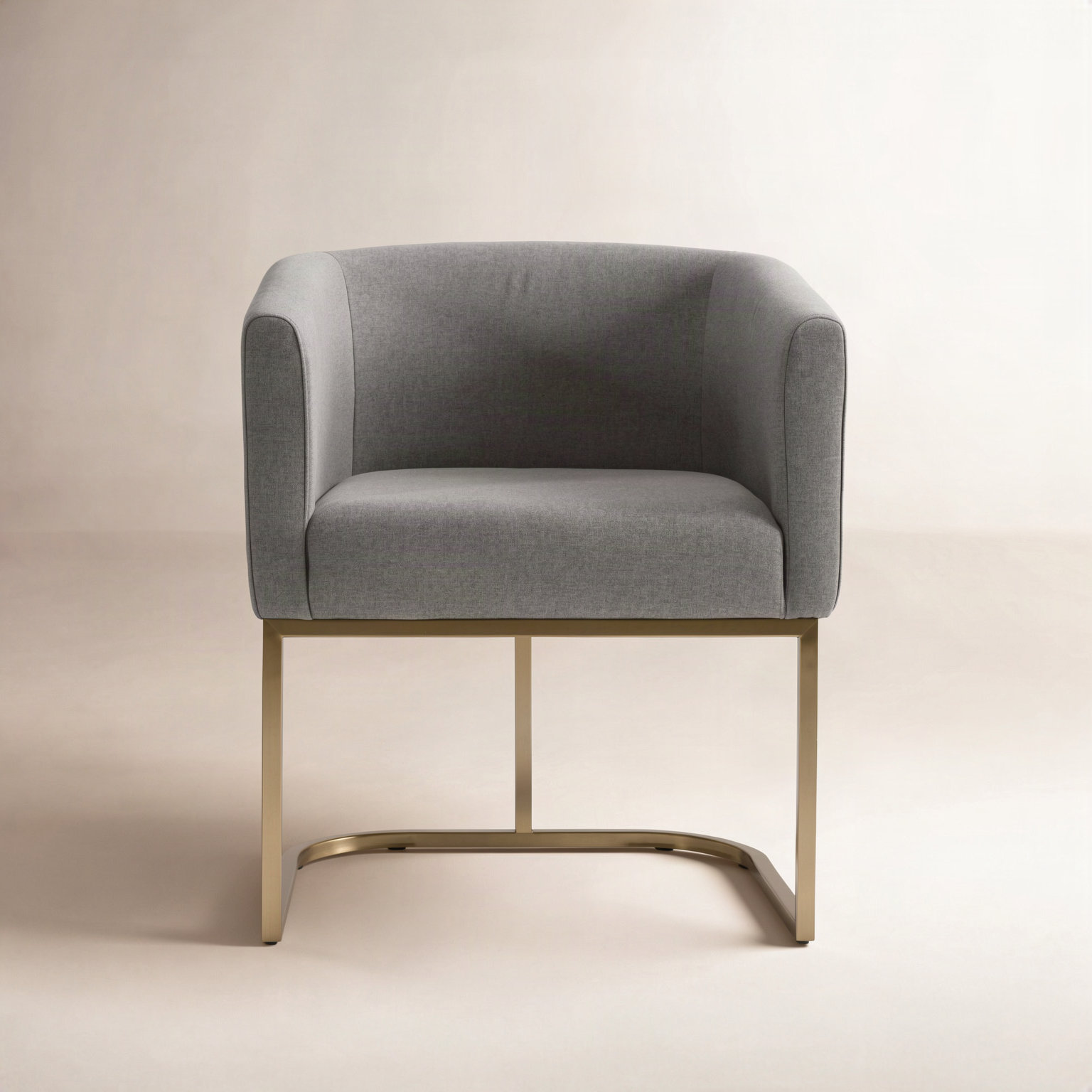 Echo Dining Armchair, Medium Grey