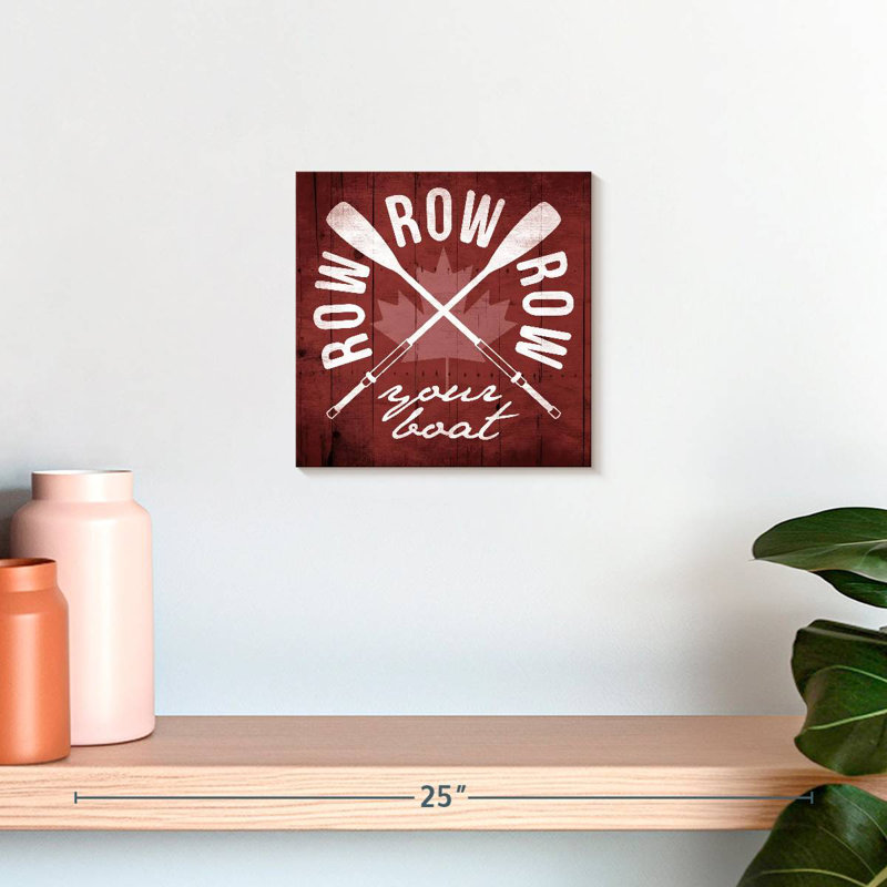 Tergel Canada Row Row, 10" H x 10" W