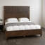 Solid Wood Bed Frame,Queen Platform Bed Frame with Headboard,Tall Headboard Natural Wood Bed ,No Box Spring Needed,Beige-88024736-88024749