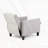 Linen Push Back Chair-1514694804