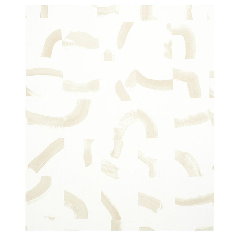 Tissu sépia Schumacher x Caroline Z Hurley, Sable