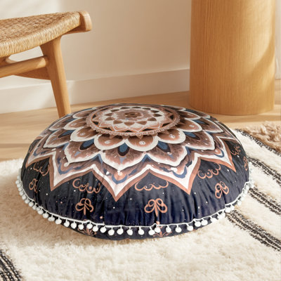 32'' Meditation Cushion, Round Large Floor Pillow, Yoga Pillows For Sitting On Floor