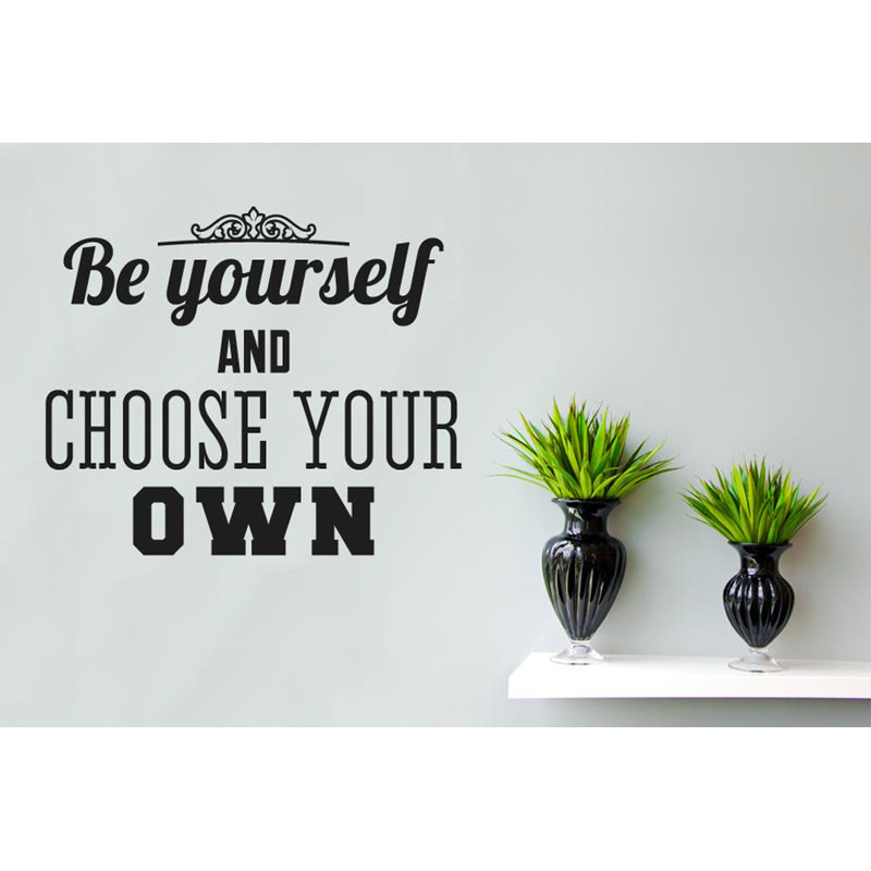 Wall Decal, Black, Medium