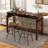 Ebern Designs Bar Table With Power Outlets Counter Height Table With Storage Compartments Wooden-239613860-239613863