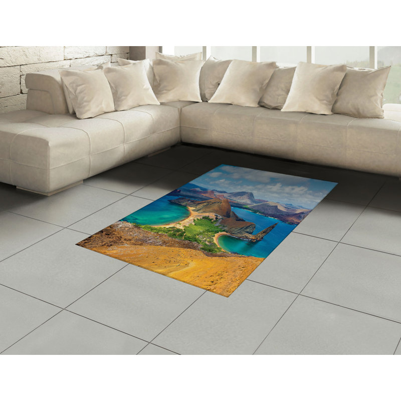 North Attleborough Toile Hand Woven Area Rug, Rectangle 120 x 180cm