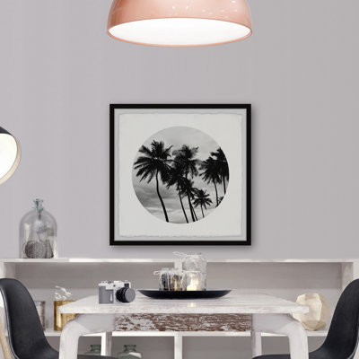 « black palm arbre »-reproduction de photo encadrée sur papier