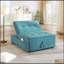Canapé-lit 4 en 1, fauteuil-lit, repose-pieds pliant multifonctionnel avec pochette de rangement et port USB pour petit appartement, salon, chambre à coucher, couloir-1241292213