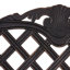 Tabouret de bar en aluminium de style traditionnel, roulé, résistant aux intempéries, pivotant, P 22,3 po x H 48,41 po, élégance en fonte de cuivre, confort pivotant, diamant, rouille