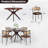 4 Person Round Dining Sets-1722243647