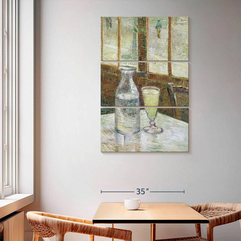 Yarlin Cafe Table With Absinthe, 65" H x 42" W