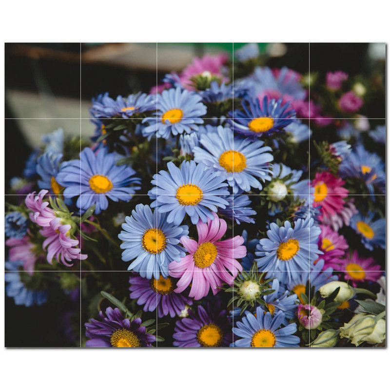 Panneau décoratif en céramique satinée 6 po x 6 po