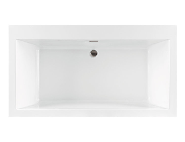 MTI Solutions Freestanding Soaker Tub - Matte