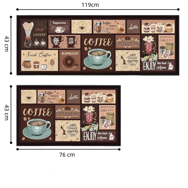 Polyester Non-Skid Kitchen Mat