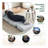 Single Sofa Chair Foldable Single Sofa Bed with Pillow,Portable Foldable Sofa Bed,Leisure Sofa Chair,Easy to Store,Made of Breathable and Wearable Linen-647567482