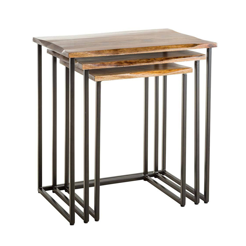 Filibert Solid Wood Top Nesting Tables