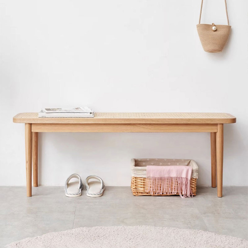 Banc en bois massif Burlywood