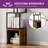 Kostaq 4-Tier Bookshelf, Multi-Functional 360° Rotating Floor Standing Bookcase-2087436124