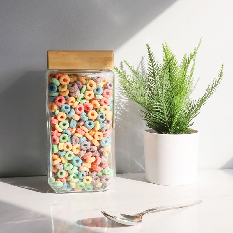 Pot de cuisine et pots de rangement, H 9,25 po x l 4,25 po x P 4,25 po