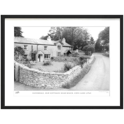 Silverdale, Old Cottages Near Beach, Cove Lane C1965 - Single Picture Frame Print