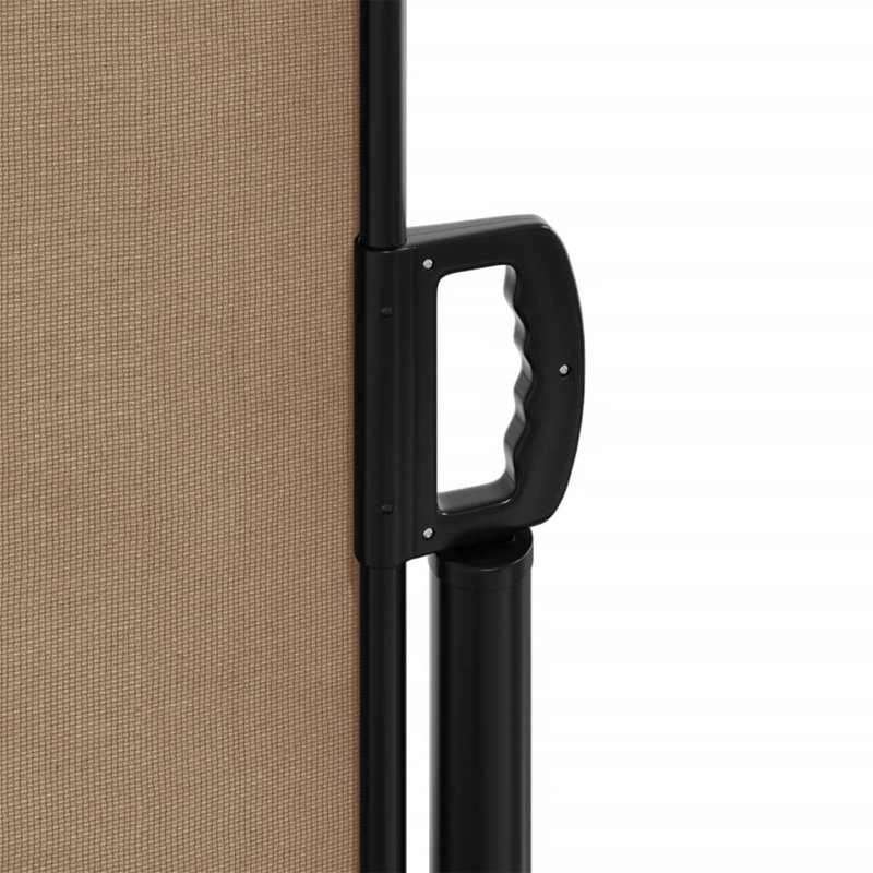 Retractable Side Awning, 200cm H x 500cm W, Taupe