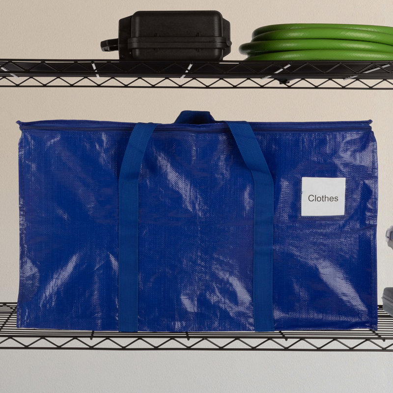 Home-Complete Moving Bags - Extra Large Storage Bags with Dual Zippers, Durable Handles, and 65lb Weight Capacity - Moving Supplies