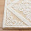 Tapis ivoire / doré en laine tissé à la main Damask-952516436