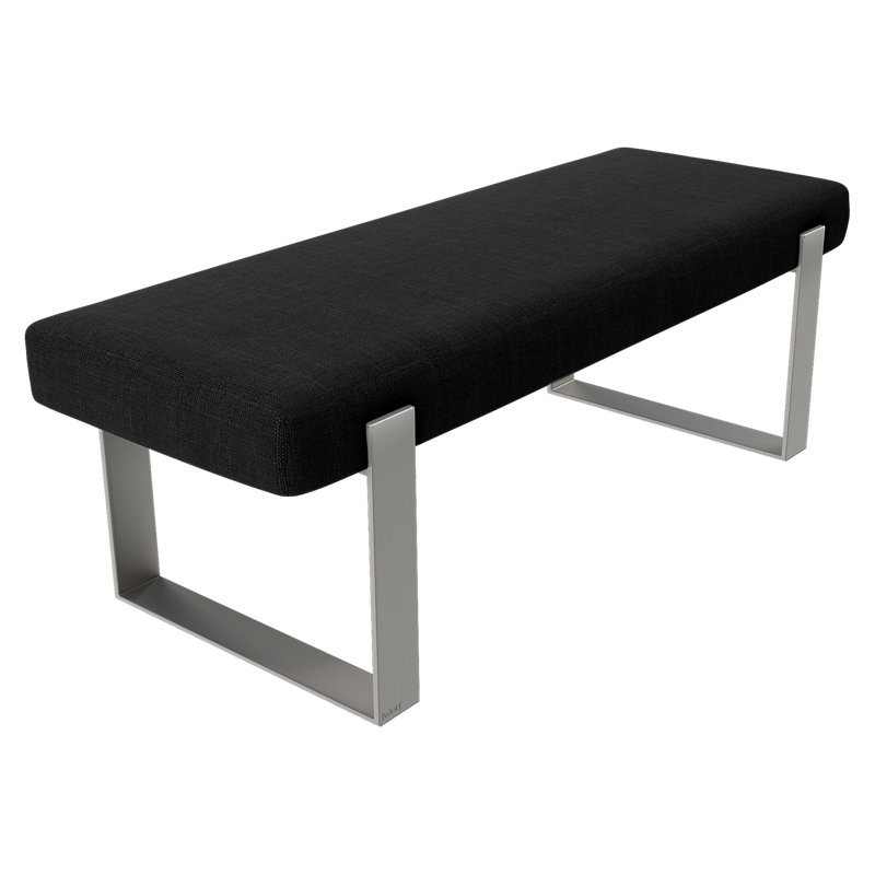 Paschke Storage Bench, Steel Black