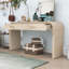 Console en bois avec tiroirs de rangement-1554023058