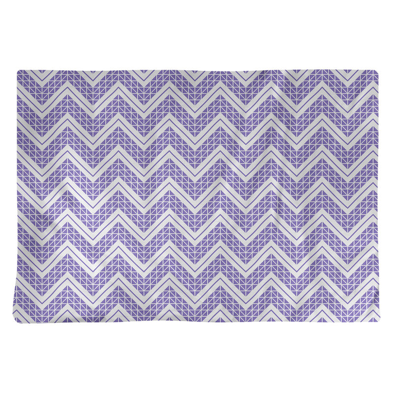 Récapitulatif de coton 18 po à la main classic Stephenie, Mauve / Blanc, Polyester