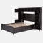 Lit en bois avec armoire et tablette tout-en-un-1205873029