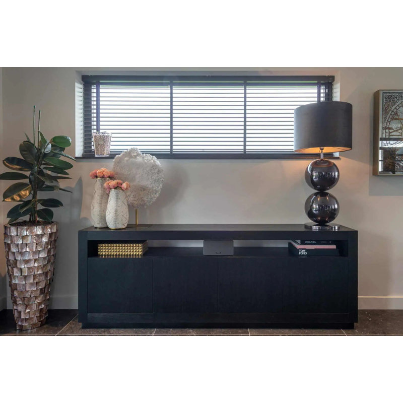 Oakura 95'' W Solid Wood Sideboard, 33" H x 95" L x 16" W