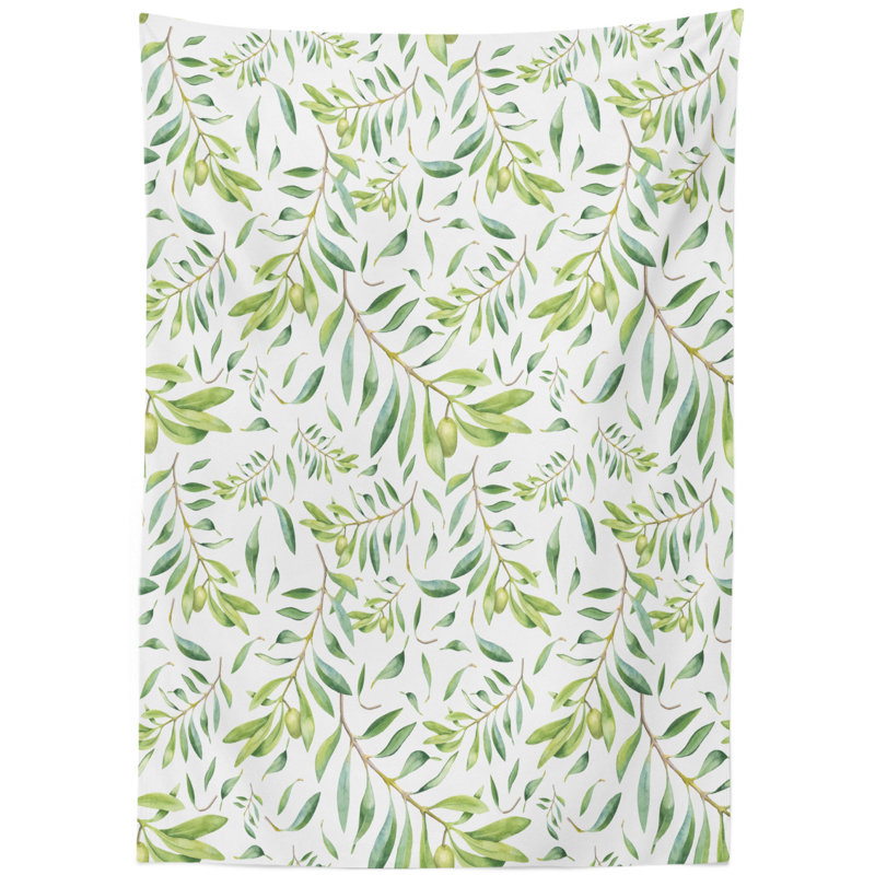 Tablecloth, Green, 84" L x 60" W